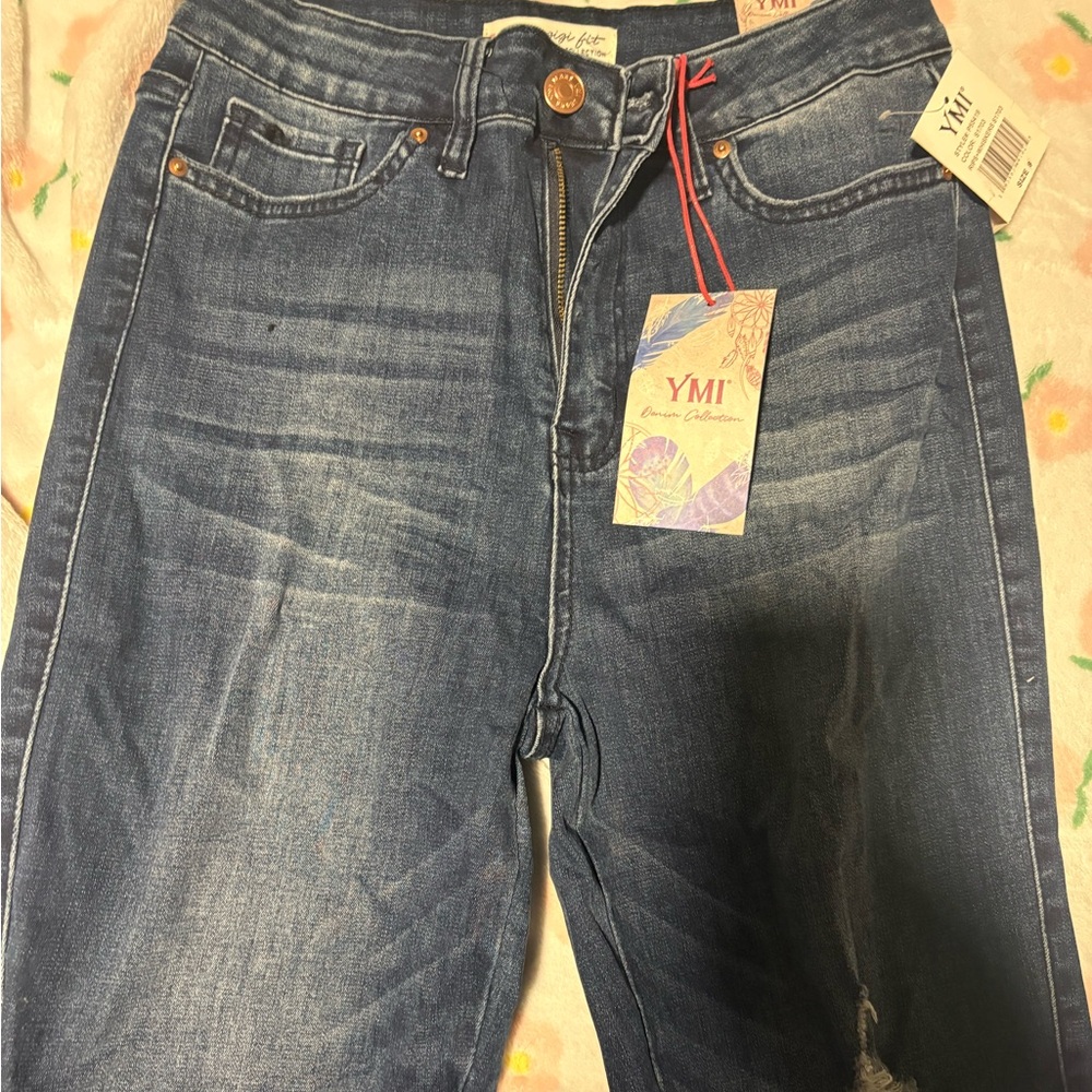 YMI Blue Denim Flare Jeans
